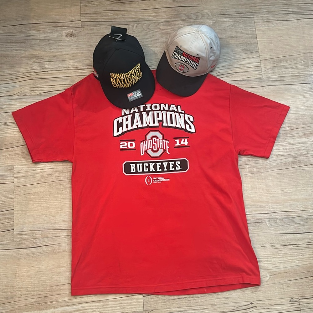 🟢Y2k Vintage  NATIONAL CHAMPIONSHIP Ohiostate&NWT Official LockerRoom frmTheGame